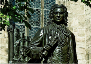 Johann Sebastian Bach an der Thomaskirche
